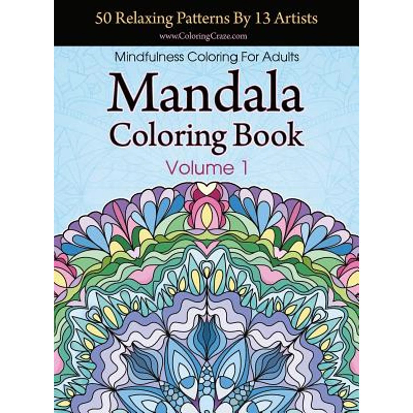 Mandala Coloring Book: 50 Relaxing Patte
